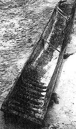 Pirogue carolingienne de Noyen-sur-Seine. Cl. D. MORDANT.
